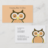 Visitekaartjes voor het boren van kippen (Voorkant / Achterkant)