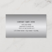 Visitekaartjes voor het boren van metalen (Achterkant)