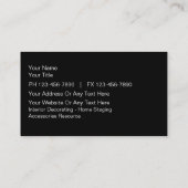 Visitekaartjes voor het decorteren van klasjes (Achterkant)