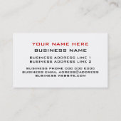 Visitekaartjes voor het doorboren van lippen  | Bo (Achterkant)