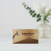 Visitekaartjes voor het gieten (Staand voorkant)