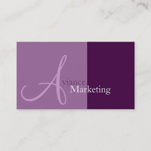 Visitekaartjes voor het in de handel brengen (Voorkant)