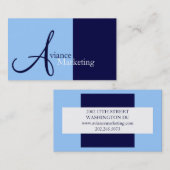 Visitekaartjes voor het in de handel brengen (Voorkant / Achterkant)