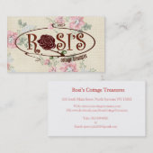 Visitekaartjes voor het inktpatroon van Rosi (Voorkant / Achterkant)