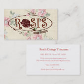 Visitekaartjes voor het inktpatroon van Rosi (Voorkant / Achterkant)