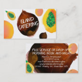 visitekaartjes voor het koken van tropische vrucht (Voorkant / Achterkant)