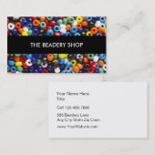 Visitekaartjes voor het kraken van kralen (Voorkant / Achterkant)