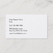 Visitekaartjes voor het kraken van kralen (Achterkant)