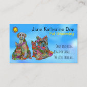 Visitekaartjes voor het kweken van honden en katte (Voorkant)