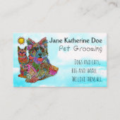 Visitekaartjes voor het kweken van honden en katte (Voorkant)