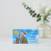 Visitekaartjes voor het kweken van honden en katte (Staand voorkant)