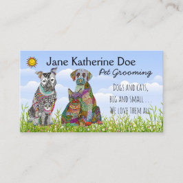 Visitekaartjes voor het kweken van honden en katte