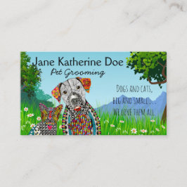 Visitekaartjes voor het kweken van honden en katte