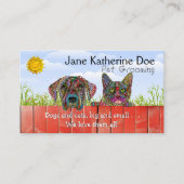 Visitekaartjes voor het kweken van honden en katte (Voorkant)