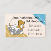 Visitekaartjes voor het kweken van honden en katte (Voorkant)