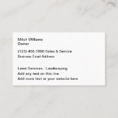 Visitekaartjes voor het landschapsgebruik (Achterkant)