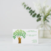 Visitekaartjes voor het maken van boomstammen (Staand voorkant)