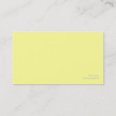 Visitekaartjes voor het onderwijzen van leraren (Achterkant)