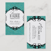 Visitekaartjes voor het ontwerpen van Classy Inter (Voorkant / Achterkant)