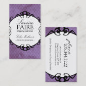 Visitekaartjes voor het ontwerpen van Classy Inter (Voorkant / Achterkant)