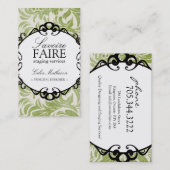 Visitekaartjes voor het ontwerpen van Classy Inter (Voorkant / Achterkant)