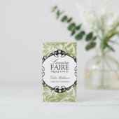 Visitekaartjes voor het ontwerpen van Classy Inter (Staand voorkant)