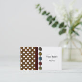 VISITEKAARTJES VOOR HET OPZETTEN VAN DOT VAN RETRO (Staand voorkant)