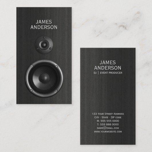 Visitekaartjes voor het plannen van gebeurtenissen (Voorkant / Achterkant)