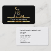 Visitekaartjes voor het reinigen van classy (Voorkant / Achterkant)