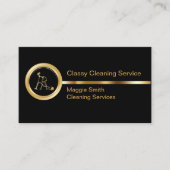 Visitekaartjes voor het reinigen van classy (Voorkant)