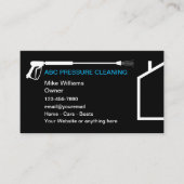 Visitekaartjes voor het reinigen van de druk en he (Voorkant)
