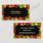 Visitekaartjes voor het reinigen van gipsplaten (Voorkant / Achterkant)