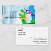Visitekaartjes voor het reinigen van huis en Kanto (Voorkant / Achterkant)