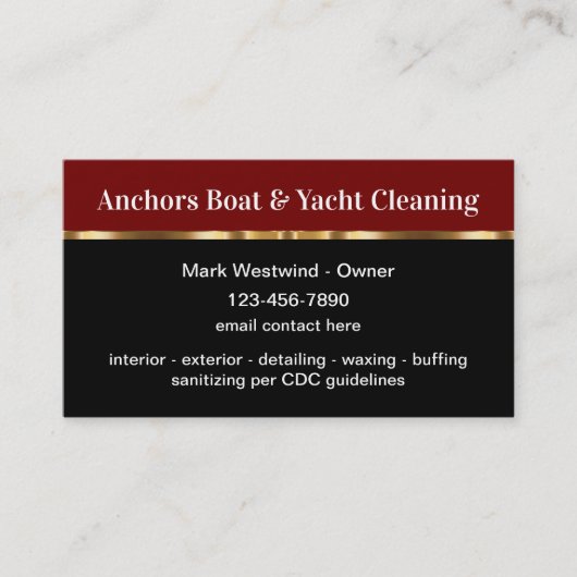 Visitekaartjes voor het reinigen van kastanjes en  (Voorkant)