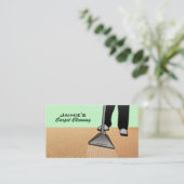 Visitekaartjes voor het reinigen van tapijten (Staand voorkant)