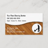 Visitekaartjes voor het reinigen van vloeren (Voorkant)