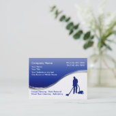 Visitekaartjes voor het reinigen van vloeren (Staand voorkant)