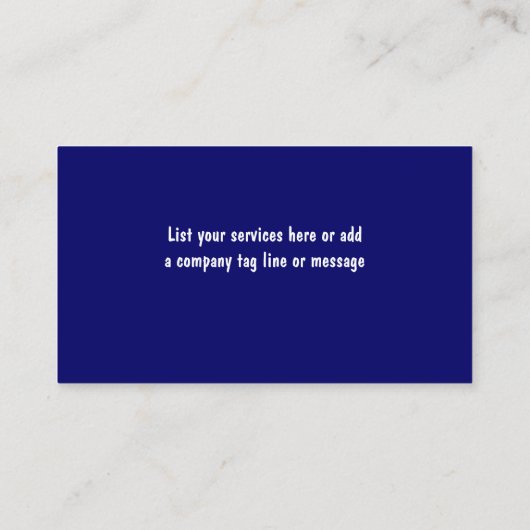 Visitekaartjes voor het reinigen van wasdroger (Achterkant)