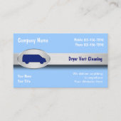 Visitekaartjes voor het reinigen van wasdroger (Voorkant)