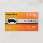 Visitekaartjes voor het reinigen van wasdroger (Voorkant)