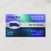 Visitekaartjes voor het reinigen van wasdroger (Voorkant)