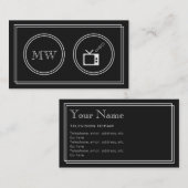 visitekaartjes voor het repareren van "Silent Movi (Voorkant / Achterkant)