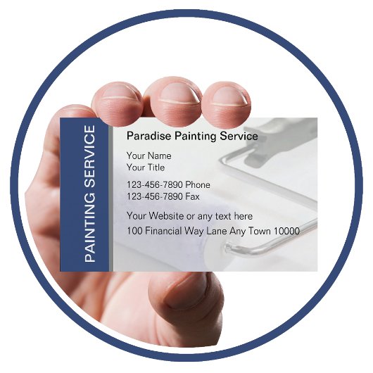 Visitekaartjes voor het schilderen