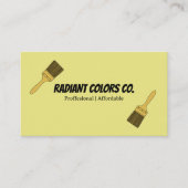 Visitekaartjes voor het schilderen (Voorkant)