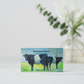 Visitekaartjes voor het schilderen van kippenkoeie (Staand voorkant)