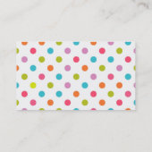 Visitekaartjes voor het schoonmaken van het huis (Achterkant)