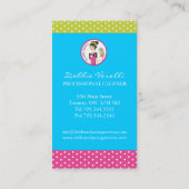 Visitekaartjes voor het schoonmaken van het huis (Achterkant)