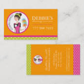 Visitekaartjes voor het schoonmaken van het huis (Voorkant / Achterkant)