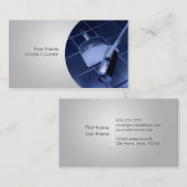 Visitekaartjes voor het schoonmaken van het huis (Voorkant / Achterkant)