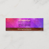 Visitekaartjes voor het schoonmaken van het huis (Achterkant)